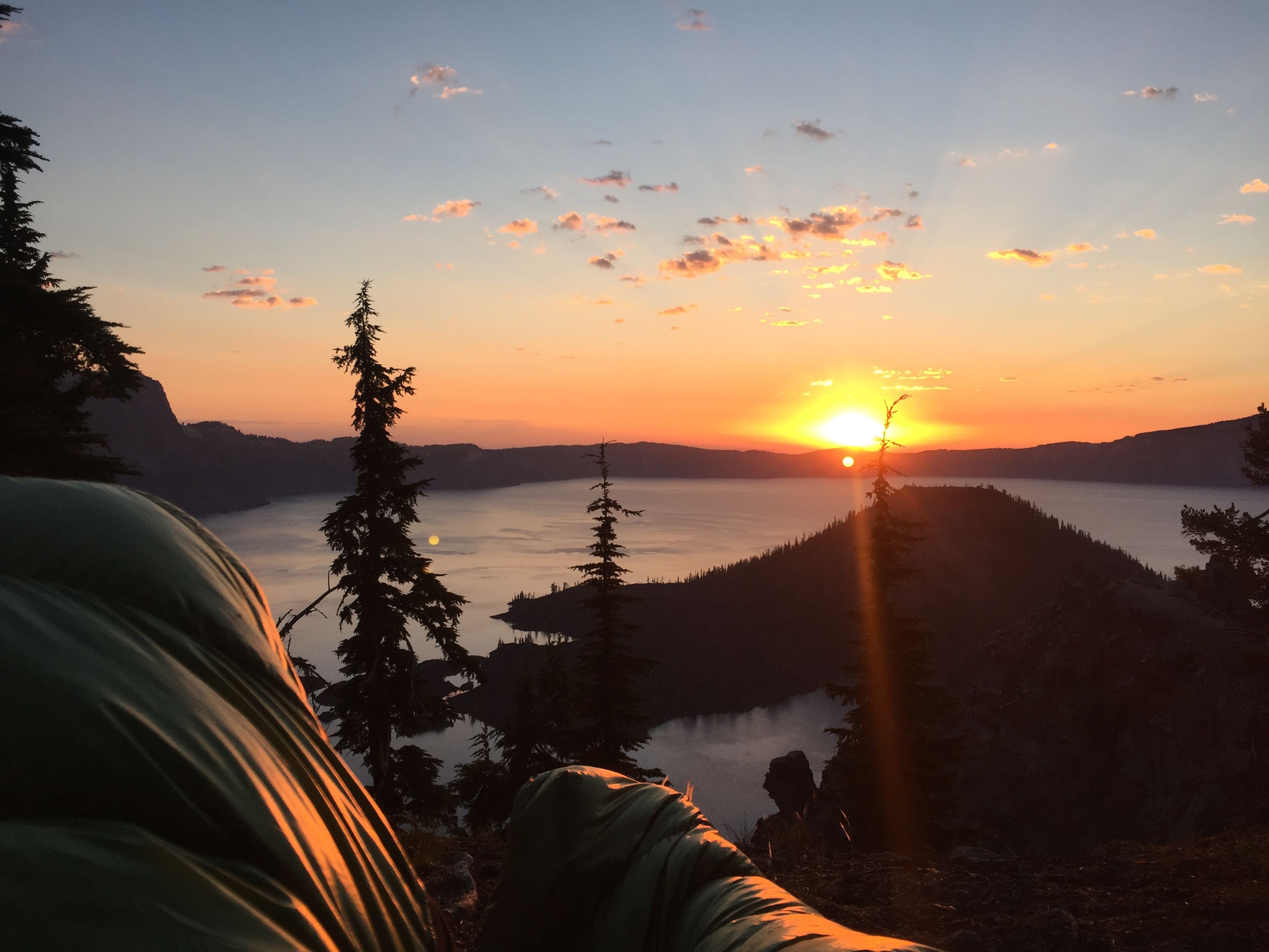 Day 127: Sunrise Over Crater Lake